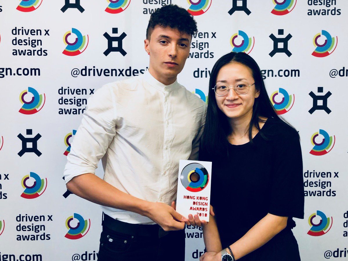 Lorène &amp; Kenny could not make it to attend the awards ceremony at the 2018 Hong Kong Design Awards, but luckily Lelia and Jay whom worked on the project were able to pick up the trophy for Bean Buro 🎉 🎉