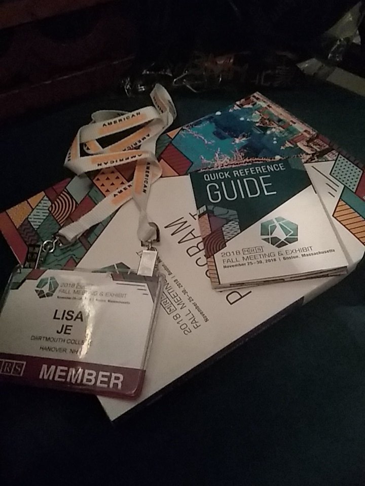 Excited for my first MRS conference! #F18MRS