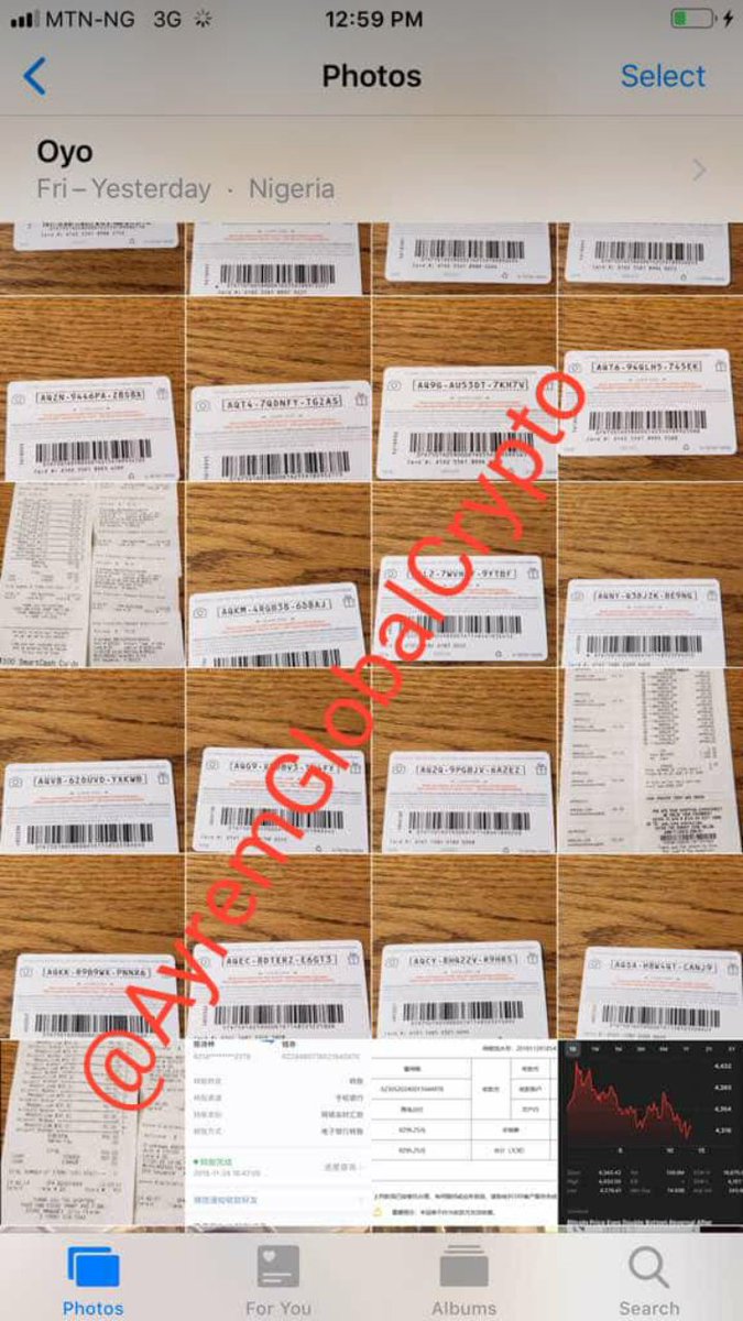 GiftcardA's tweet photo. 💱💱Ayrem Global Crypto💱💱
Buying BIT and BULK at vendor rate.
💱Amazon (250/$)
💱Amazon Debit (235/$)
💱ITunes (235/$)
💱iTunes Ecode (card or screenshot) 210/$
💱Steam Wallet (240/$)
💱Googleplay (245/$)
💱Nordstrom
💱Walmart
💱Sephora 8 digit password
💱Nike (245/$
💱Apple https://t.co/7vWLwBBFcw