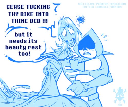 LesserDad_'s tweet image. "Lancer, how many times shalt thou do such a useless thinge?"

*Rouxls was too tired for Lancer's shit; if he continues, Kaard will most likely simply take the young prince to sleep with him for the night.