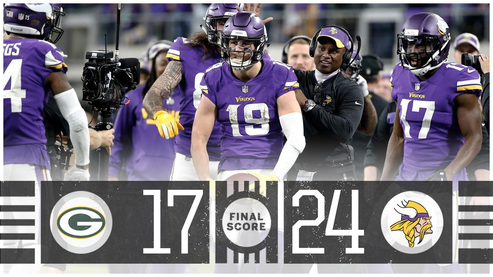ESPN on Twitter "SKOL! The Vikings have now won 3 straight home games vs. the Packers for the