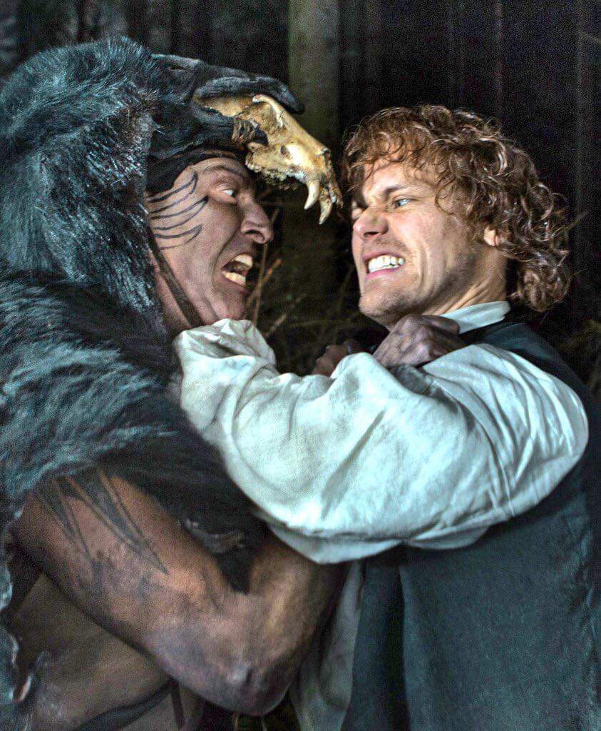 YvetteMcKoy's tweet photo. Amazing job on #OutlanderSeason4 #outlander #FlintEagle @SamHeughan @Outlander_STARZ #bear #stunts โค๏ธ https://t.co/oIEol2O1Zu