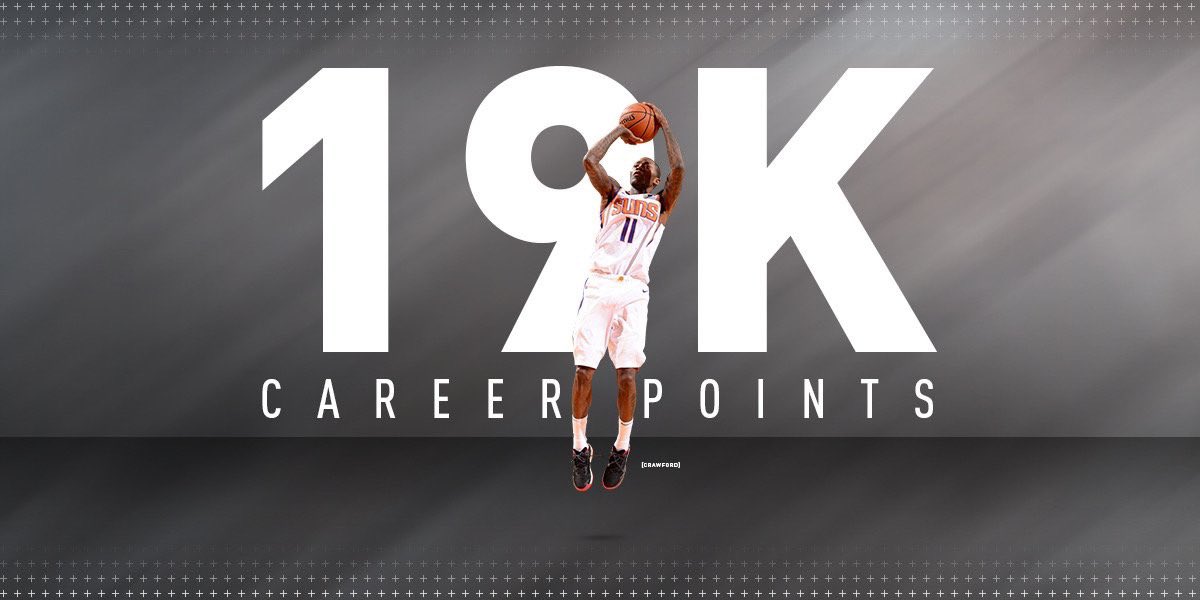 RikDaddy's tweet photo. Congrats to our guy @JCrossover for reaching 19,000 career points. #Legend #TeamJCrossover https://t.co/g0R1gbXdkZ