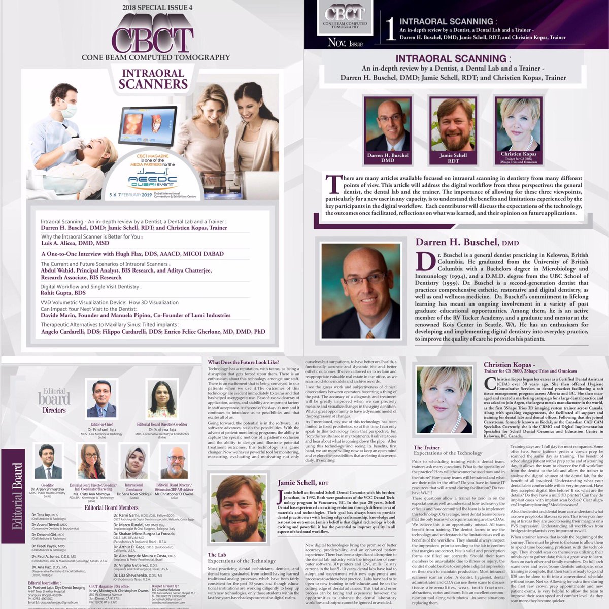 Fascinating read on an “In-depth review by a Dentist, a Dental Lab, & a Trainer”.

A special thanks to  Dr. Darren Buschel, Christien Kopas, & Jamie Schell!

Visit us at cbctmagazine.com !

#Dentistry #3DScanning #3DPrinting #Healthcare #digitalworkflows #CBCT #magazines