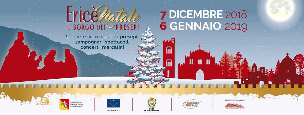 Dal 7 dicembre al 6 gennaio scopri la nuova edizione di EricéNatale🎄, un evento che avvolge e riscalda, un'atmosfera magica e familiare, fatta di colori, luci, sapori e musica✨🎶.  Leggi qui 👇
discoversicilia.it/turismo-in-sic…
#Sicilia #Natale #eventi