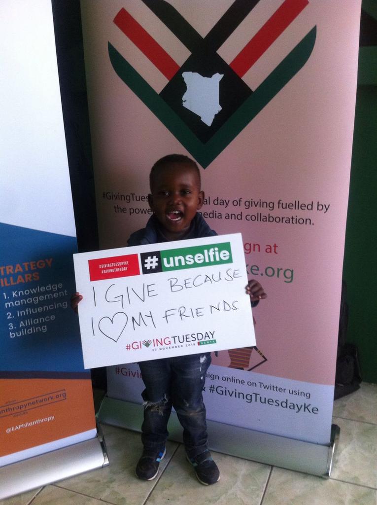 FaithMuriithi1's tweet photo. Let children give this Tuesday 27th Nov. 2018, Welcome our youngest #GivingTuesdayKE  Ambassador @AidenMonday @JaneKatts @EAPhilanthropy @givingtuesdsyUG @GivingTuesdayRw @GivingTuesdayTZ @givingtuesdsyglobal https://t.co/4ta4u6NoPL