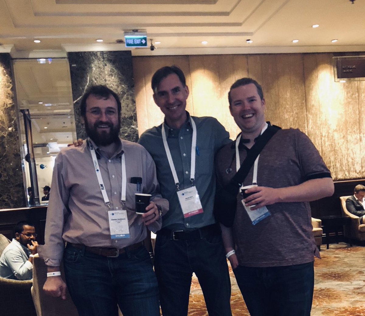 Great to meet @IOHK_Charles and @IOHK_Jeremy of #cardano at #bbbkk2018