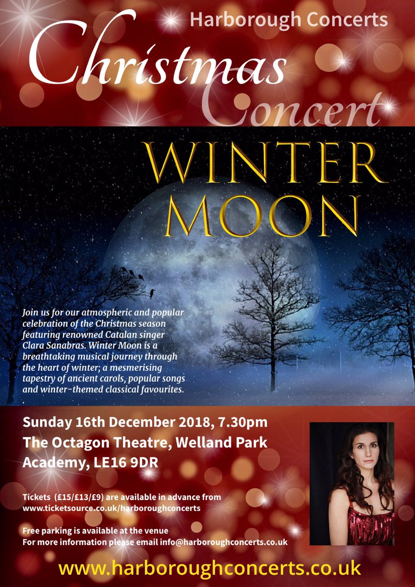 HarbConcerts's tweet photo. Join us for a breathtaking musical journey to the heart of Christmas and the Winter Season. @AllHarborough @ARTSIN @HelenBachNhants @babygigsUK @garagebakehouse @HarbMail @LeicesterSymph https://t.co/ON40d4WQB4