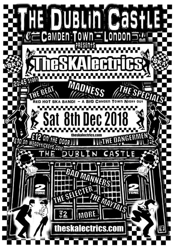 2 weeks to go till we play the Iconic Dublin Castle in Camden. 
Tickets available now and cheaper than buying on the door. 

Should be an awesome night at an iconic venue.