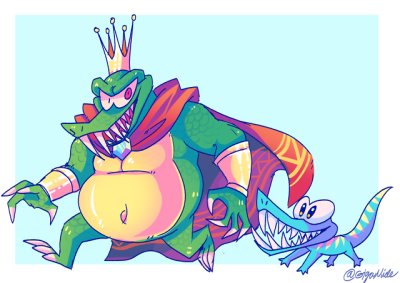 ndrept's tweet image. -11 al RE! Probabilmente ho scelto anche la skin che utilizzerò! #KingKRool #SuperSmashBrosUltimate  #KlapTrap