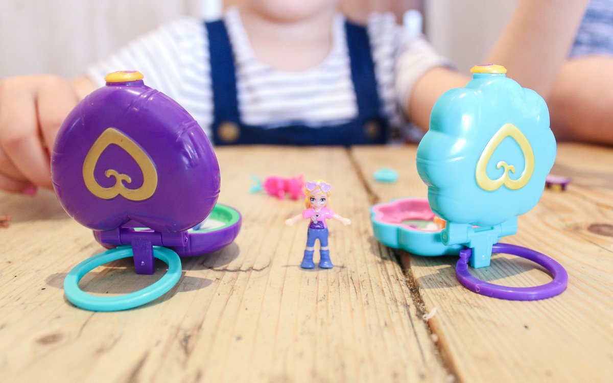 lifeunexpected2's tweet photo. Polly Pocket is back! Who else had these toys when you were young? Would your kids love them now? https://t.co/Uud7dGxVPY #90skid kidstoys #pollypocketisback https://t.co/RioLomdVAv