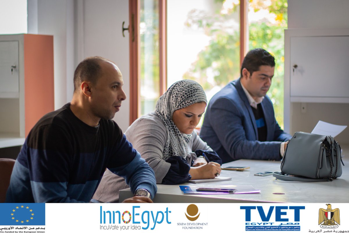 EUInnoEgypt's tweet photo. 🔊It’s our pleasure to welcome a Representatives from TVET program while attending and monitoring Heliopolis University camp activities.🔝
Heliopolis University For Sustainable Development TVET II
#IncuVate_Your_Idea
#InnoEgypt
#Entrepreneurship https://t.co/JCLcqMusyb