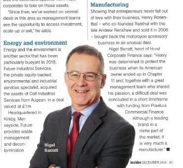 Our head of #CorporateFinance, Nigel Barratt features in the latest edition of @insidernwest
