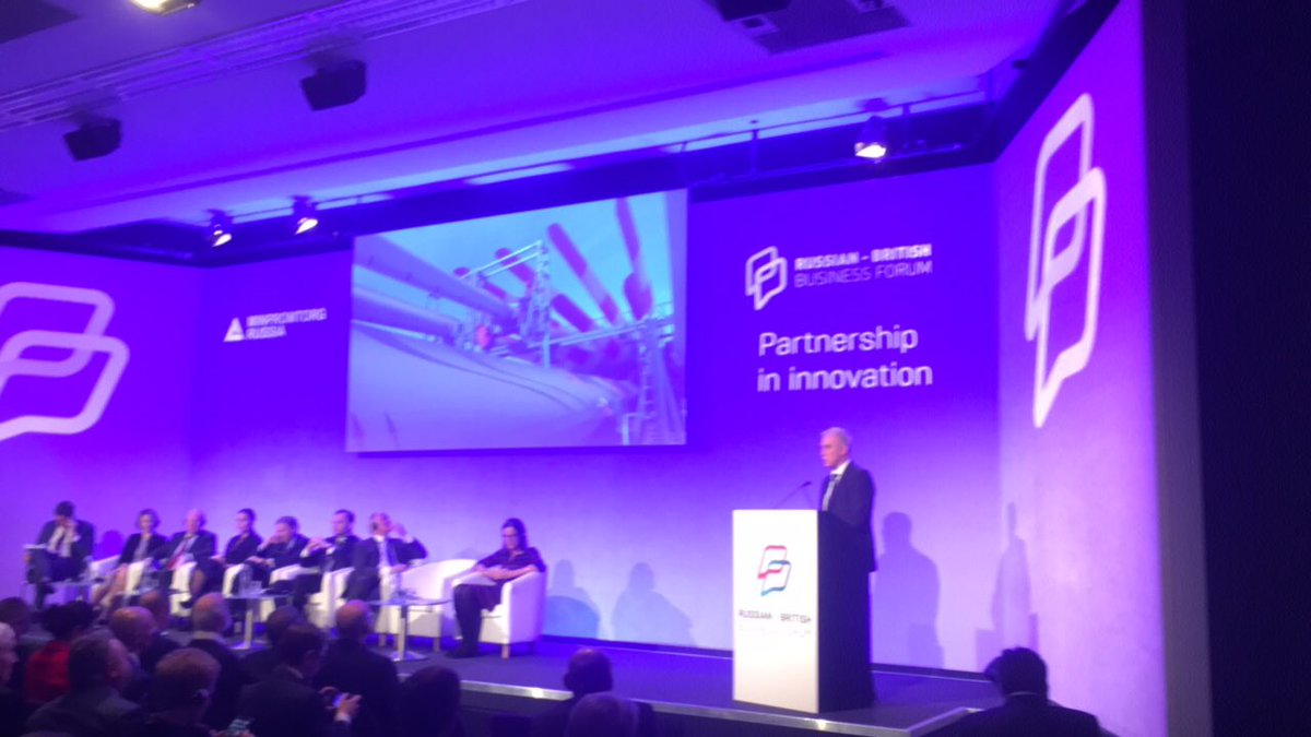 Governor of #Ulyanovsk region Sergey Morozov presents his regional fantastic non-energy sector, high tech and innovative possibilities for 🇷🇺🇬🇧 companies #RBBF2018 @RBBF2018
