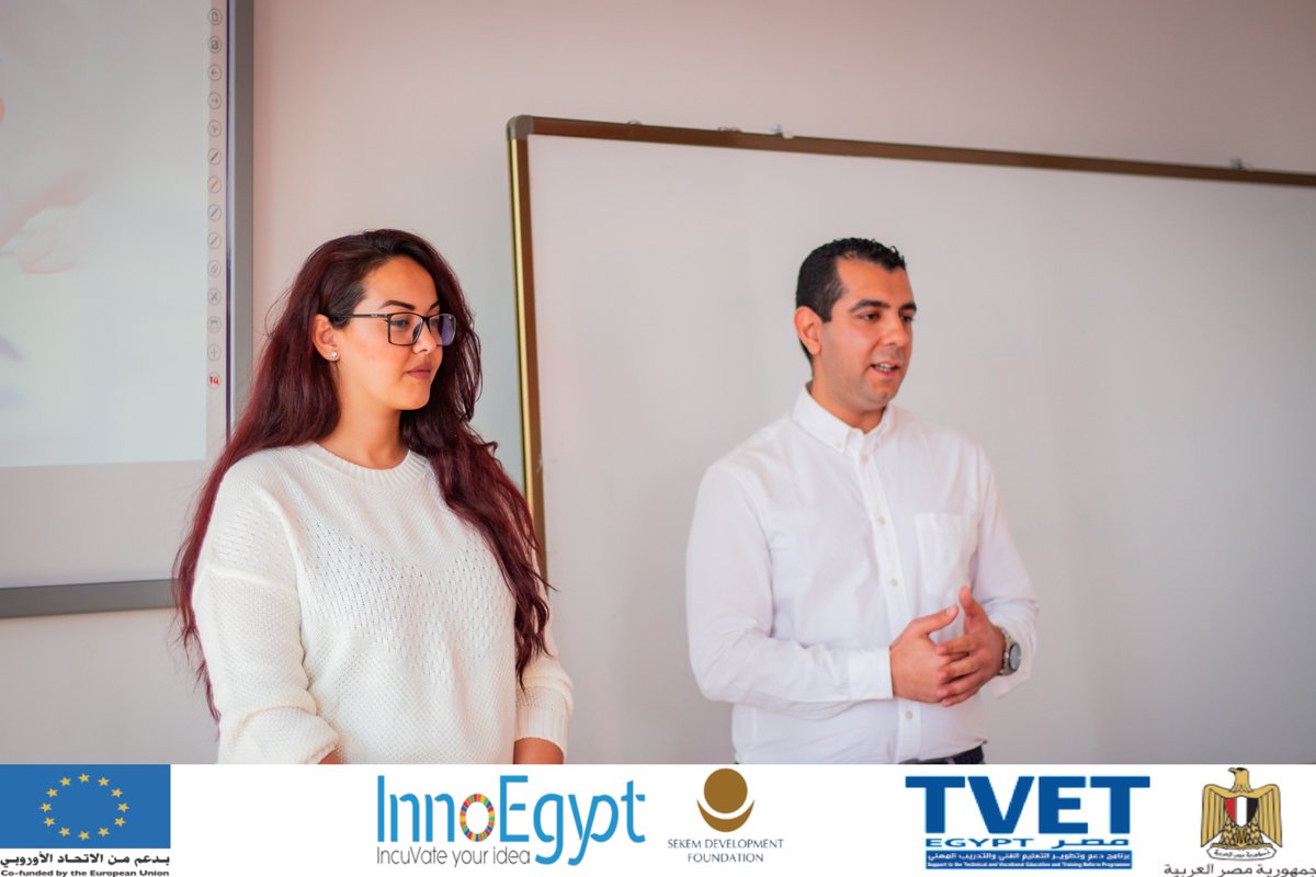EUInnoEgypt's tweet photo. ♦️InnoEgypt team is proud to announce that Heliopolis University boot camp starts today, the passion and power in startups is very impressive to our team.🔝
🔊Like, tag yourself and your friends. It’s your time to show up your future business.
#IncuVate_Your_Idea
#InnoEgypt https://t.co/mXNHj1i1rC