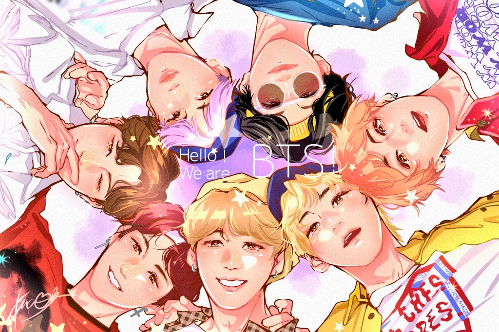 j_taekoo97's tweet photo. 🌟 👑Hello! We are #BTS ！BT21! 🌠 💫✨ https://t.co/D2cGmfNTrF