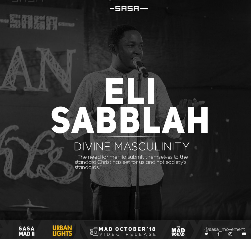sasa_movement's tweet photo. 'The need for men to submit themselves to the standard Christ has set for us and not society's standard'
https://t.co/EectZSgjAb
THE GENERAL π₯π₯π₯π₯
#Urbanlights #MADSQUAD, Y'all thought #MADOctober was done?! #sasamad2 https://t.co/371PnB1EDD