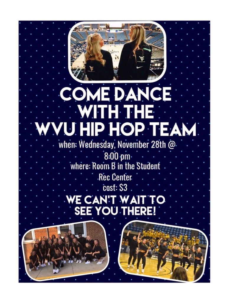 Don’t forget to come dance with us Wednesday!