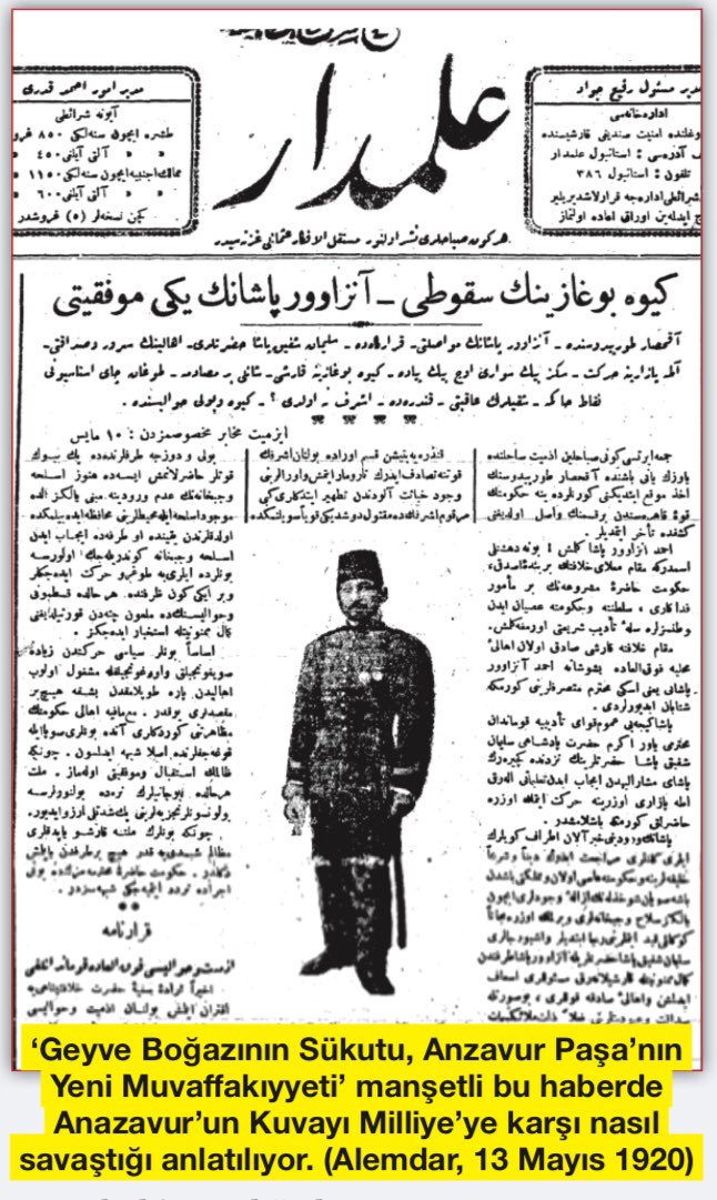 VAHDETTİN’İN MİLLİ MÜCADELE DÜŞMANLIĞI
Sarayın Milli Mücadeleyi bitirme savaşının belge ve bilgileri.Yunan galip gelsin diye çalışan işbirlikçi yöneticiler; Vahdettin,Şeyhülislam Mustafa Sabri,Adalet Bakanı Ali Rüştü Bey, Müftü Hilmi Efendi ve diğerleri. sozcu.com.tr/2018/yazarlar/…