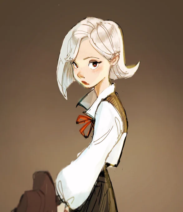 なんとなく幼少期のアッシュ…
My version of younger Ashe #overwatch 