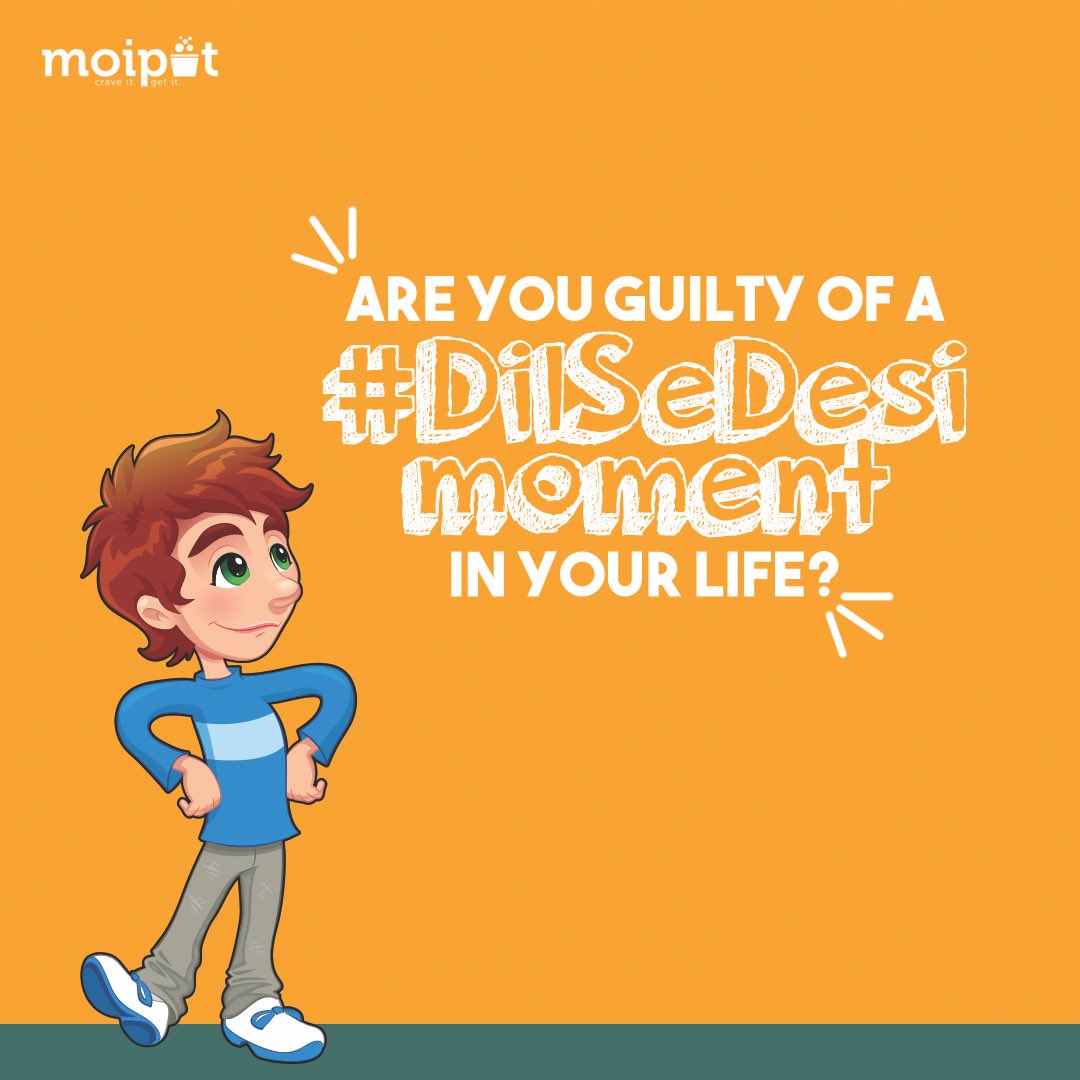 We know how acting like we don't like discount sales is difficult in a new place! But, that's just us, right? If you've had such #DilSeDesi moments too, then share with us in the comments and beat your #MondayBlues!

#Moipot #OnlineOrder #Happiness #Desserts #YadoonKaDabba