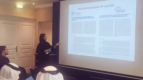 Hedayah_CVE's tweet photo. #Hedayah Jnr Program Consultant Nada Al Mazrouei highlights why security matters & introduces #DebSecPlus18 recommendations 7 & 9 | @DebSecPlus @FriendsofEurope @TrendsRA https://t.co/5dbm58r5S6 https://t.co/Zgnq0KHNLu