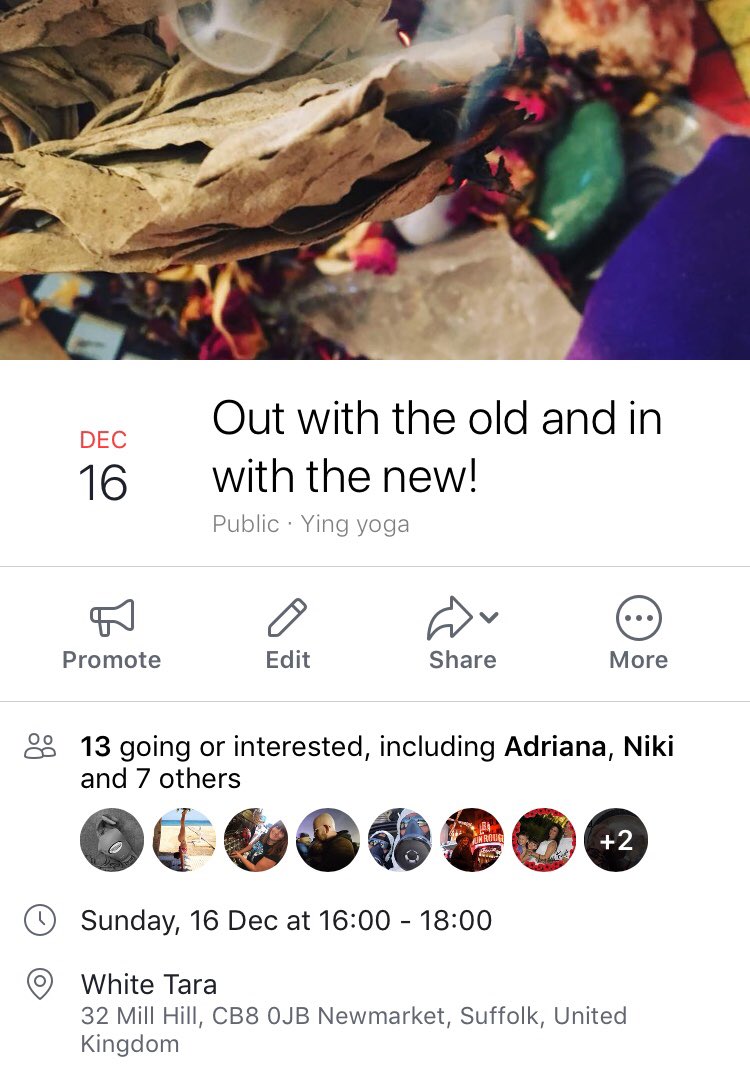 missyangandyin's tweet photo. Come and join us for the last #yinyoga and #gongbath of the year.....in time for #wintersolstice and to let go of this years happens and get reset ready for fresh next year. please get in touch to secure your space with your payment. #Namaste #newmarket #yogastudio #sunday16dec https://t.co/qsDZ2QpCLF