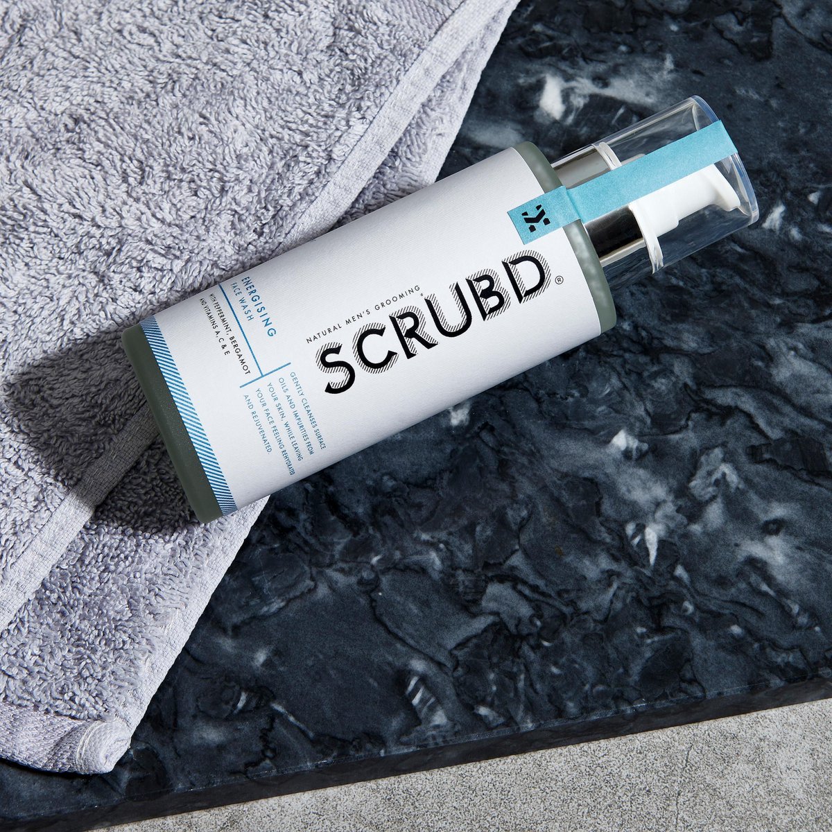 scrubdUK's tweet photo. Our all-natural Energising Face Wash gently cleanses surface oils and impurities, leaving your face feeling rehydrated and rejuvenated. Find out more through the link in bio.  #CraftedForMen #NaturallyEffective #SCRUBD #MensGrooming #Skincare #lifestyle #skin #skincareproducts https://t.co/yNDGTobV7T