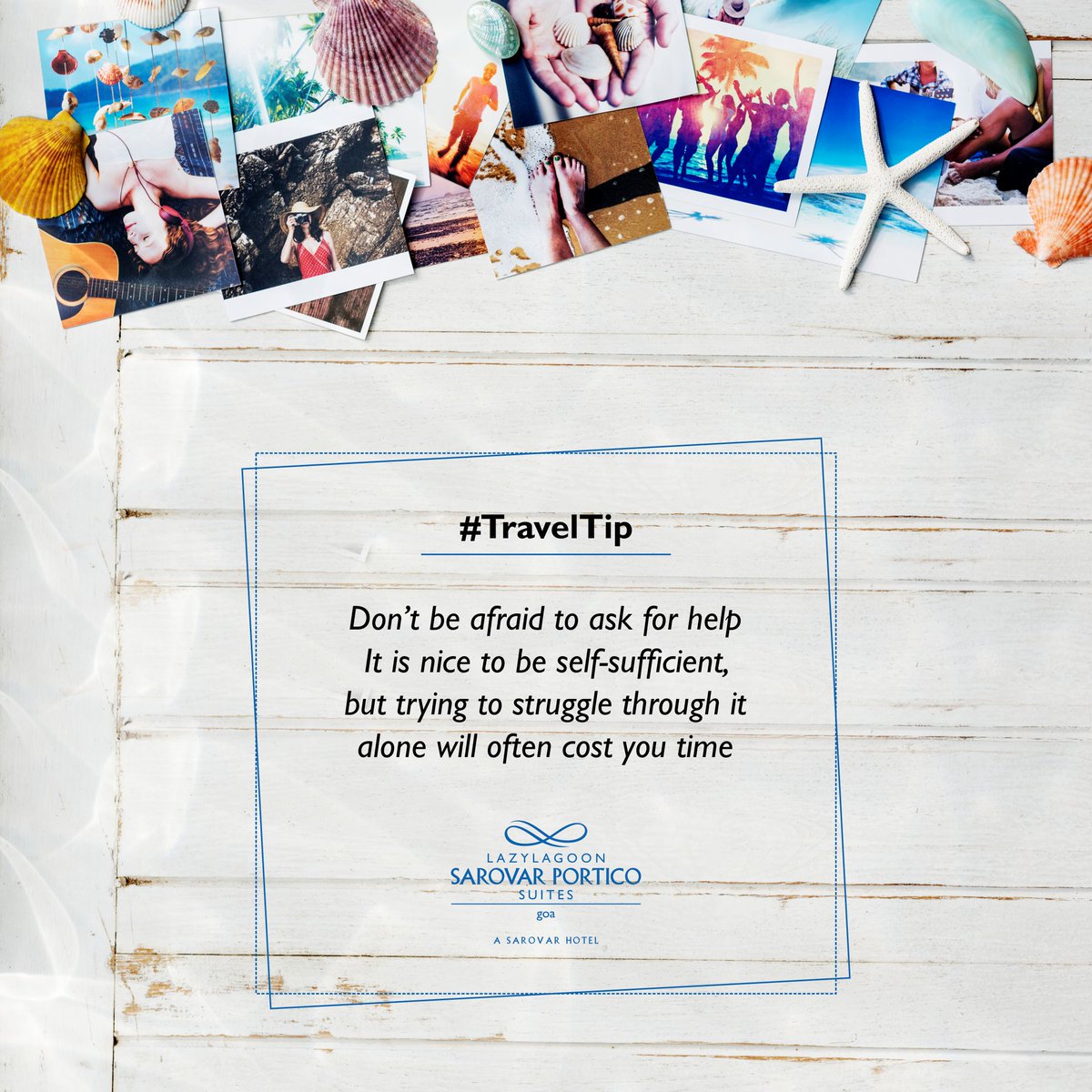 SarovarGoa's tweet photo. To travel is to live, the best memories are made while travelling!

Lazylagoon Sarovar Portico Suites 'Goa cares for your comfortable trips, so here is a #TravelTip to ensure your comfort!

#Travel #TravelTips #SarovarGoa #Goa https://t.co/F0swSLPAcy