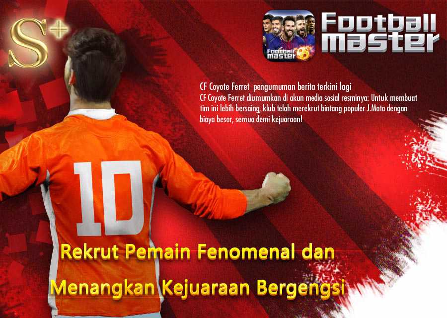 dwan000's tweet photo. CF Coyote Ferret  pengumuman berita terkini lagi
CF Coyote Ferret diumumkan di akun media sosial resminya: Untuk membuat tim ini lebih bersaing, klub telah merekrut bintang populer J.Mata dengan biaya besar, semua demi kejuaraan! https://t.co/Vhjbdgl3Ow