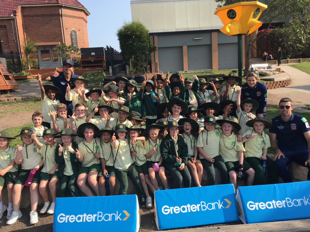 GreaterBankAU's tweet photo. #JetsLEARN in action π
Over the past month, we've visited over a dozen schools - all winners of VIP @NewcastleJetsFC coaching clinics as part of our Jets:LEARN program. Jets:LEARN returns in 2019 - is it your school's turn to enter this year? https://t.co/Y33tDjAn46 #JetsCONNECT https://t.co/zNQbxC4k6r