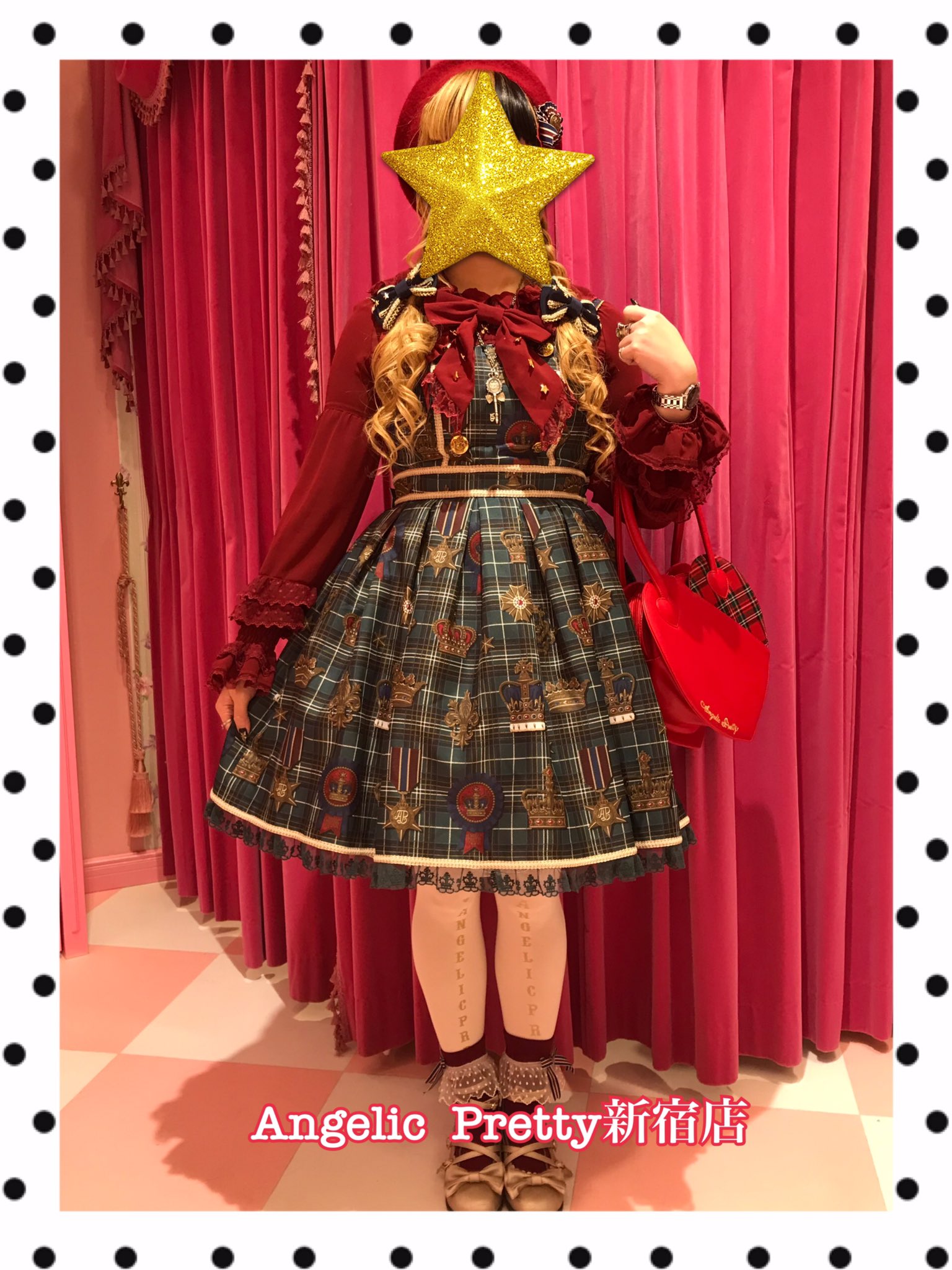 Angelic Pretty クラウンジャンスカ赤