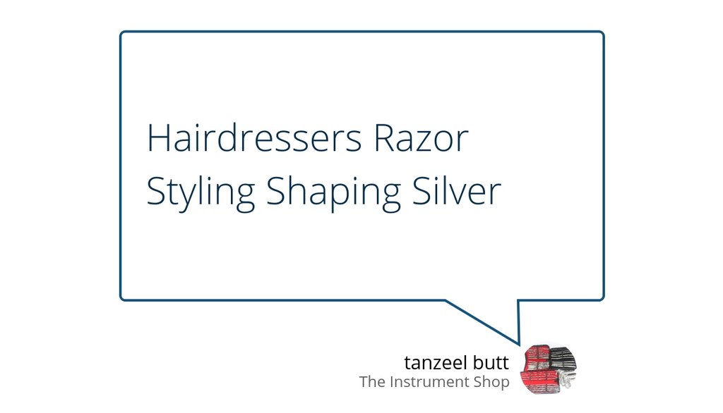 instrumentshop1's tweet photo. "Hairdressers Razor Silver" https://t.co/IpQ5G2UIzs #Thininng Razor #Hairdressing Razors #Barber Razors #Razors #Styling Razors https://t.co/p1QEQo6ntS