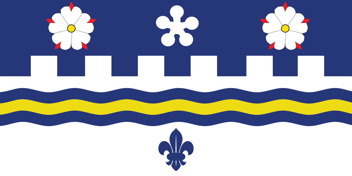 55: COQUITLAM (4.83 points)- Try looking at this flag once you think of it as a face- When you think of Coquitlam, French fortresses come to mind, right?- There are solid thoughts here, but it is too busy