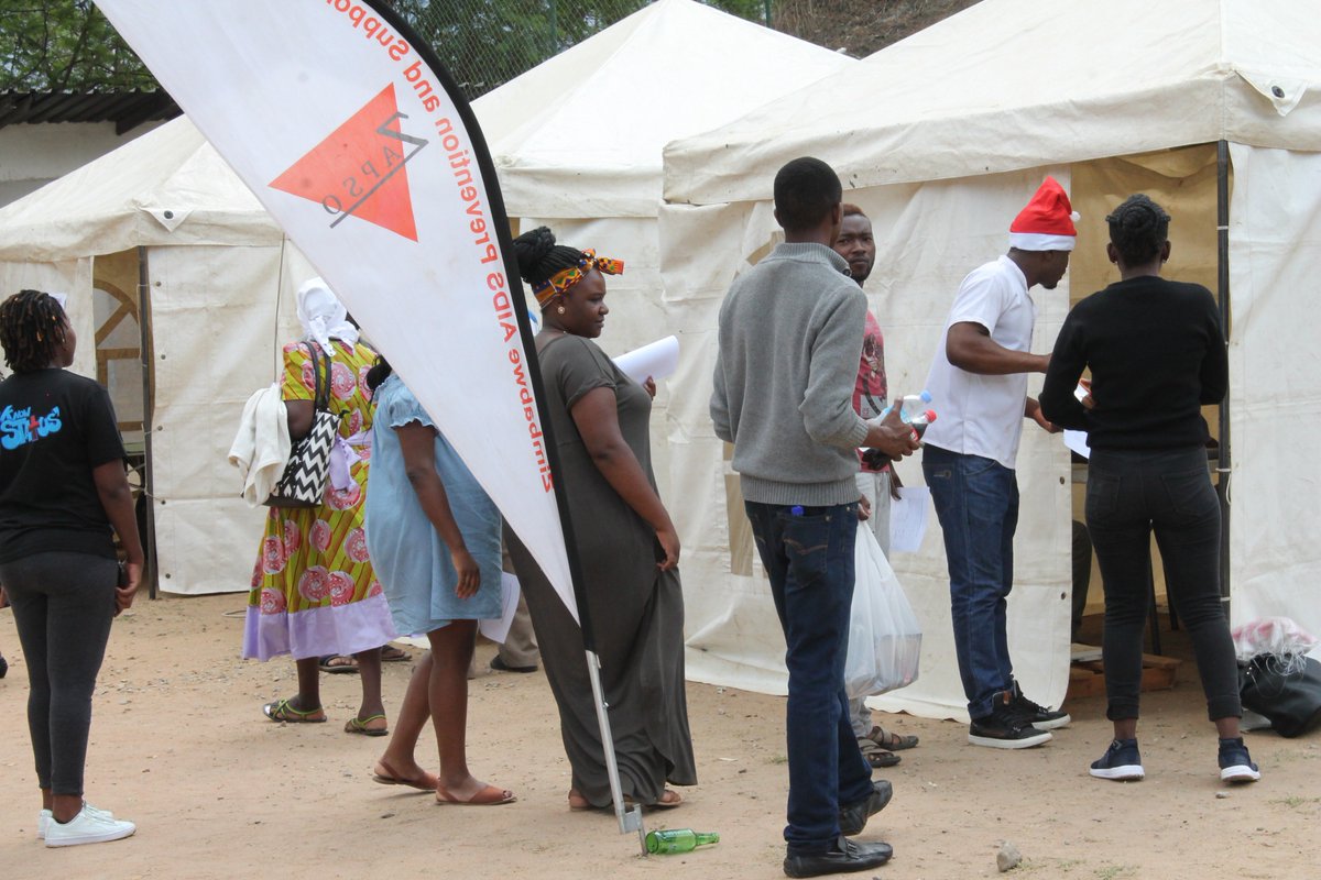 SWHAP_Sweden's tweet photo. Over 170 people participated in HIV and wellness tests during the community dialogue held in Queensdale on Saturday with Mai Chisamba and @iloharare #DecentWork #GBV #16Days #HearMeToo #KnowYourStatus https://t.co/zo6I1RDbUL
