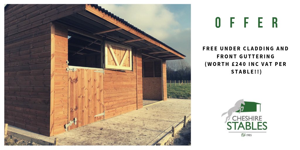 Cheshire Stables On Twitter F R E E Under Cladding Front