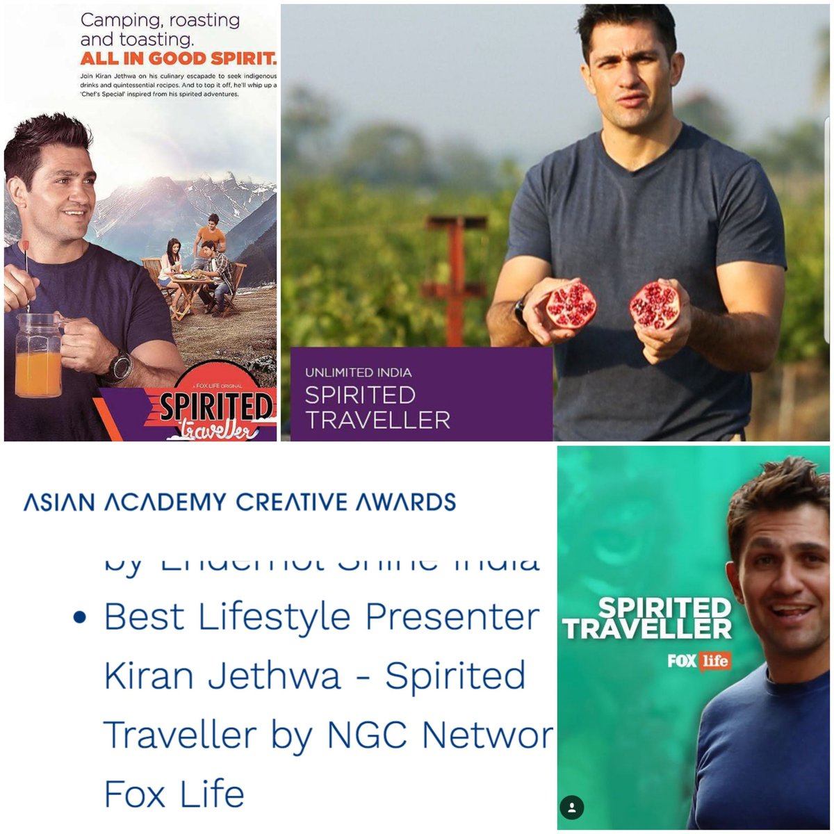 ChefKiranJethwa's tweet photo. I won Best Lifestyle Presenter! Thanks so much to the @asianacademycreativeawards for the award. Means SO much. Good job @foxlife_india too!!! https://t.co/PMWAng4N9m
