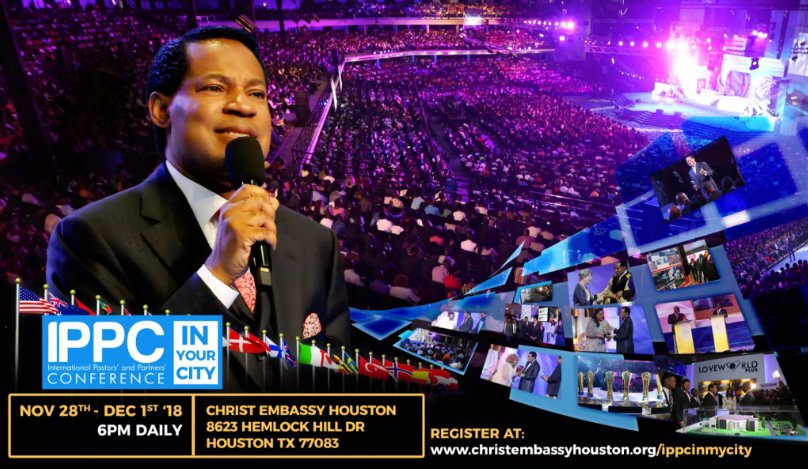 christemb_usa's tweet photo. HAPPENING THIS WEEK!
IPPC in Your City comes to HOUSTON from Wednesday, November 28th through to December 1st 2018. Get Ready To Be Propelled Into Greater Levels Of Ministry Impact. Sessions start daily at 6pm.
#IPPC #CEHouston #ChristEmbassy #PastorChrisOyakhilome https://t.co/aEAoOX2J7Q