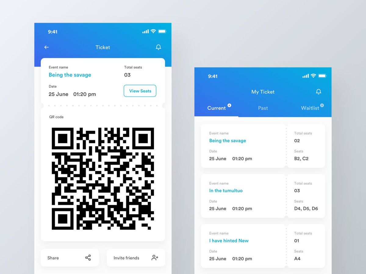 Shojolislam's tweet photo. I just posted "Event ticket list | Ticket details UI" on @UPLABS

https://t.co/vIo88F1ryu https://t.co/O0STNQcXQ4