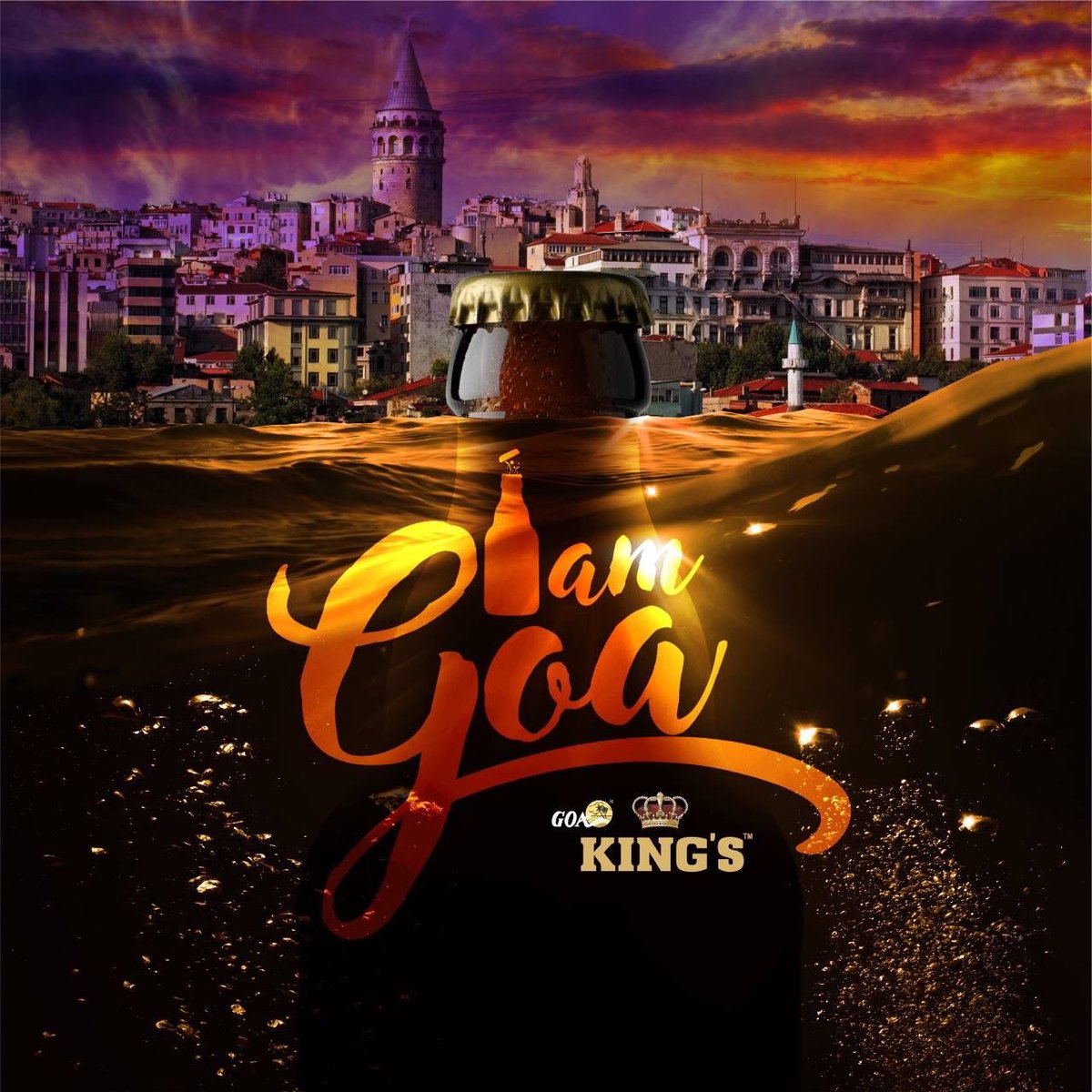 GoaKingsLive's tweet photo. Goa is a feeling, one of belonging! It has something for everyone, be it for the party animal, for the nature lover or for the adventure seeker. And each of these experiences is incomplete without Goa King’s beer. Feel it. Celebrate it. Be Goa. Be Goa King’s Beer. #IAmGoa https://t.co/aR9wdaI9dz