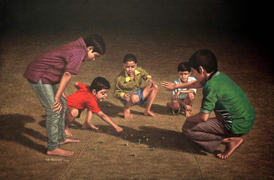 shashidhotre's tweet photo. #shaishiv #marbelgame #colourpencilonpaper #pencilcolorpaintings  #shashikantdhotre #drawing #artist #availableon #studioblacktulip #mumbai https://t.co/nKluVUcEl2