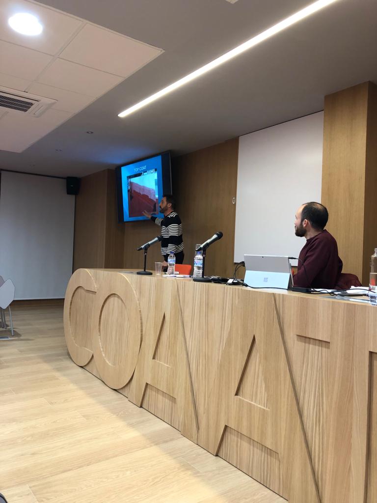 MimperSpain's tweet photo. La semana pasada estuvimos en el Coaat Cádiz (Colegio Oficial de Aparejadores y Arquitectos técnicos de Cádiz) impartiendo una jornada técnica sobre Sistemas impermeabilizantes de poliuretano líquido.

¡Nos vemos a la próxima!

#marisSchool #coaatc #marispolymersspain #maristeam https://t.co/a9ieGVqcsN