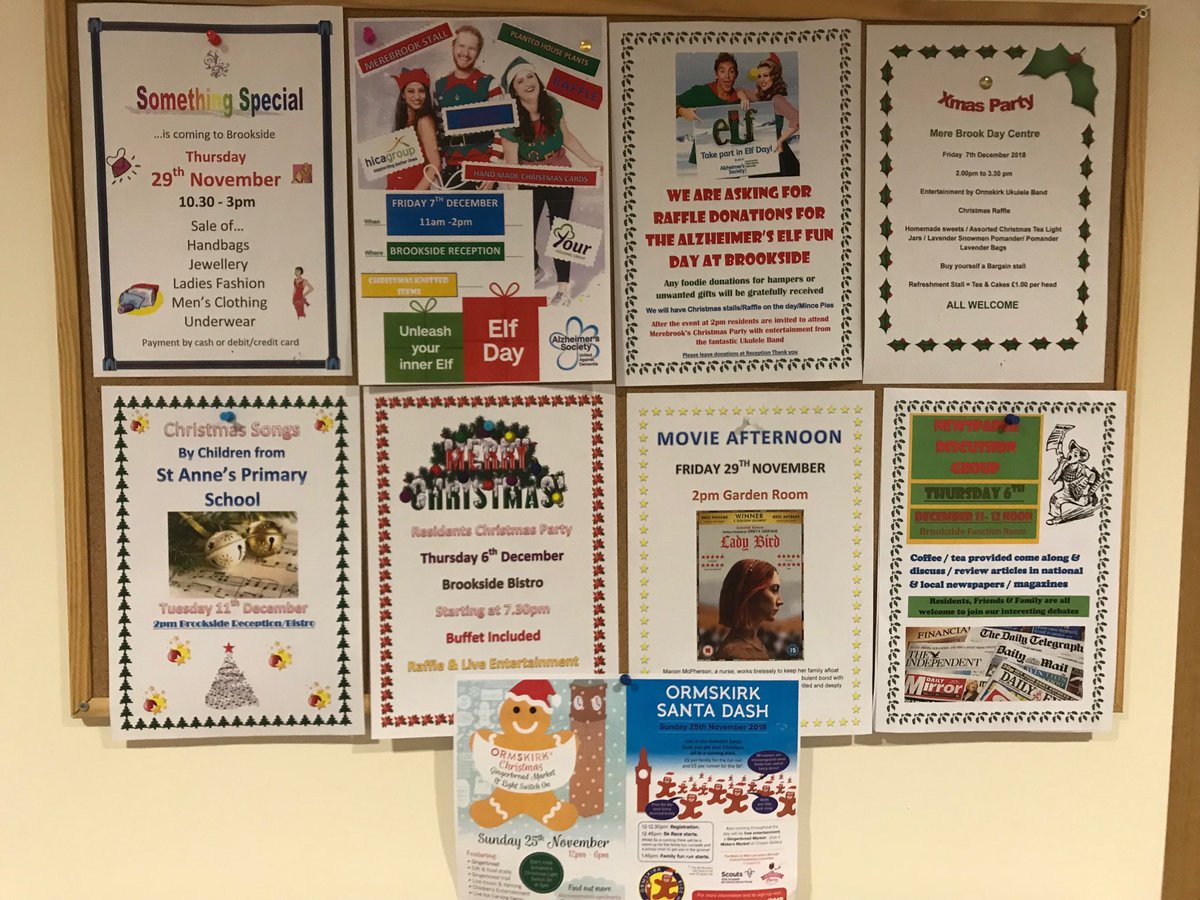 BrooksideEC's tweet image. ‘🎼its beginning to look like Christmas 🎼’ on our notice board 🤶🌲
