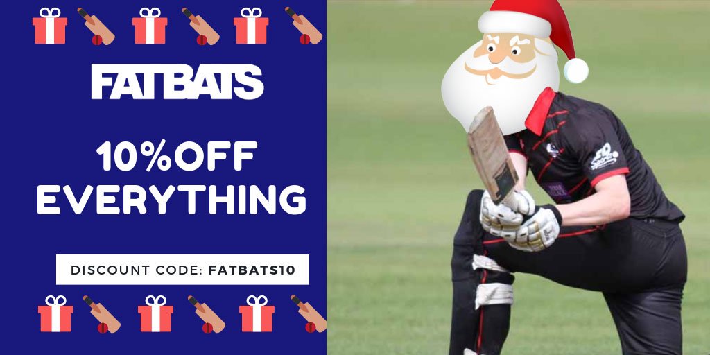 fatbats1's tweet photo. It's #CyberMonday! We are giving 10% off any purchase until 11.59pm tonight. Just use the code FATBATS10 at the checkout. Click here to visit the store: https://t.co/HYvF1vddjk #Cricket #BANvWI #engvsl #AUSvIND #BlackFriday https://t.co/70MMErjid5