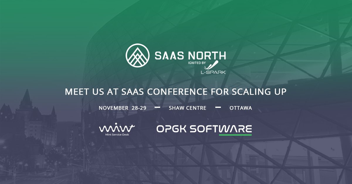 OPGK_Software's tweet photo. @SAASNORTH
If you are visiting the SAAS NORTH conference 28-29 November, let's meet and discuss the tech trends that will impact your business in the future! π€
Contact us at https://t.co/B0xELT5l9U
See you there!
#SAASNORTH #saas #opgksoftware #mintservicedesk https://t.co/1ap6fqVLOp