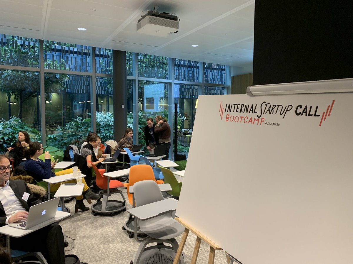 SocieteGenerale's tweet image. Aujourd’hui nouvelle étape pour nos intrapreneurs qui ont rendez-vous sur @LePlateauSG pour le bootcamp de l’ #InternalStartupCall et partager leurs retours d’expériences des premiers mois de leurs #startups.
#BootCampISC 
#Intrapreneuriat #LesDunes