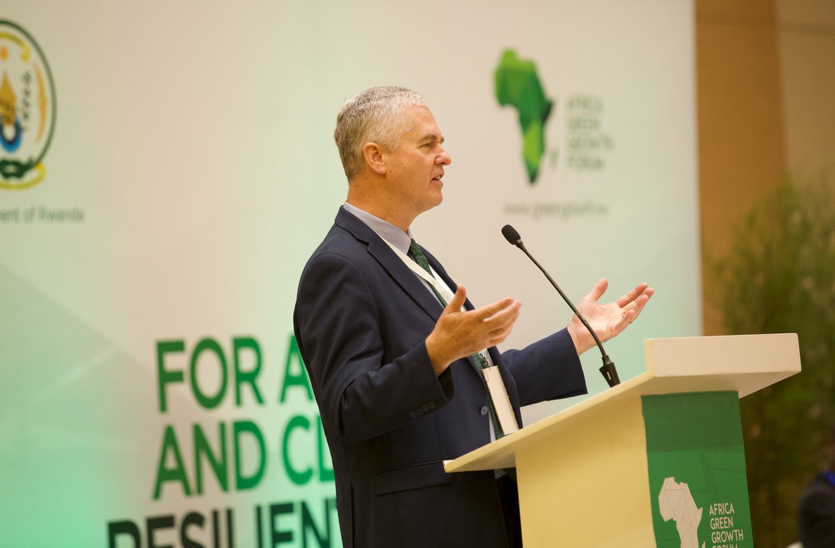 '#Rwanda is getting closer towards adopting #GreenBuilding Minimum Compliance guidelines to be implemented in large-scale #PublicBuildings to promote #Energy, #WaterEfficiency, innovation among others' @FrankRijsberman DG @gggi_hq at #Highlevel #GGCRS #PolicyDialogue of #AGGF2018