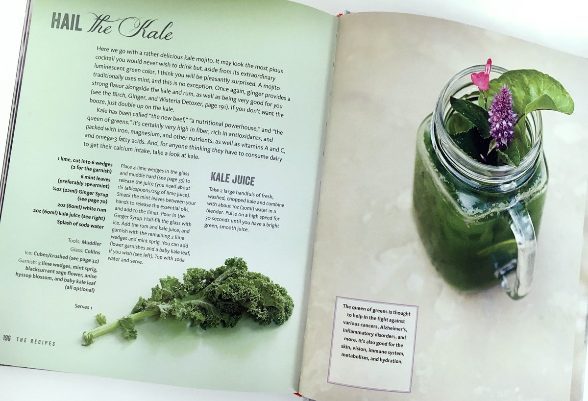 Lottiemuir's tweet photo. Heavy weekend? Here’s a #recipe from Lottie Muir’s book ‘Wild Cocktails’ to help you feel saintly again: The Kale Mojito! Don’t worry though... there’s rum in it!
💚😇🍹🌱
#holierthanthou #cocktailrecipes #saintly #kalepower #rumcocktails #mojito #hungover #hairofthedog https://t.co/DUir7mvz1S