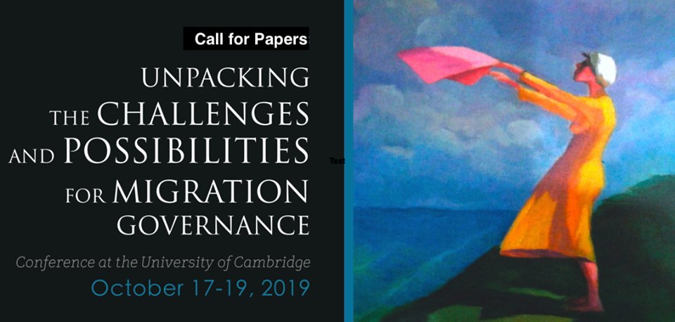RESPOND.Horizon2020 (@respond_h2020) on Twitter photo CALL FOR PAPERS #RESPOND #migrationEU
We are pleased to announce the call for papers for our conference, "Unpacking the Challenges and Possibilities for Migration Governance," which will take place next October 17-19, 2019 <a href="/Cambridge_Uni/">Cambridge University</a>
Submissions:
respondmigration.com/conference CALL FOR PAPERS #RESPOND #migrationEU
We are pleased to announce the call for papers for our conference, "Unpacking the Challenges and Possibilities for Migration Governance," which will take place next October 17-19, 2019 <a href="/Cambridge_Uni/">Cambridge University</a>
Submissions:
respondmigration.com/conference