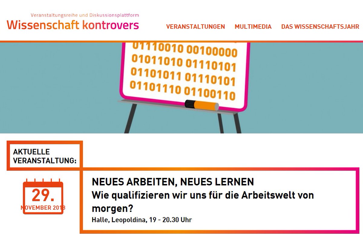 FachportalPaed's tweet photo. Diskussion von @wissimdialog am 29.11. u. a. mit Paul Libbrecht @polx, @dipf_aktuell zum Thema „Neues Arbeiten, neues Lernen. Wie qualifizieren wir uns für die Arbeitswelt von morgen“ https://t.co/dp4454BTWP. Interessante Reihe dazu im #bildungsserverBlog https://t.co/B5ajCEByHI https://t.co/7IFZfVSIay